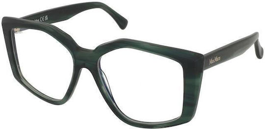 Max Mara Damen Acetat Brillengestell Blau MM 5162-B 098