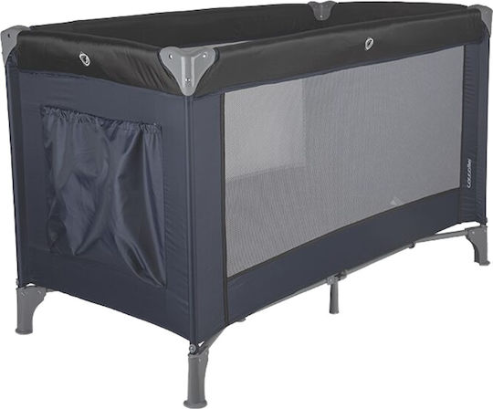 Playpen with Mattress Black 120x60cm