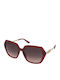 Guess Feminini Ochelari de soare cu Burgundy Cadru și Burgundy Degrade Lentilă GU00267 69Z