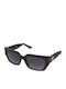 Guess Women’s Sunglasses with Black Horn-Rimmed Frame and Grey Gradient Lenses GU00254 01B