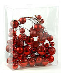 Atmosphera Christmas Garland Red 125cm 1pc