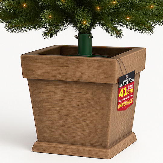 Weihnachtsbaumständer Braun Ψάθινη Μ40xΠ40xΥ41εκ.