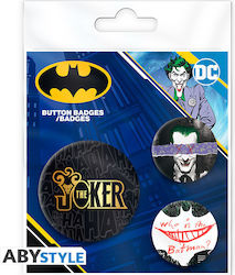 Abzeichen 3 Stück Dc Comics Badge Pack Joker Ab...