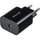 Intenso Φορτιστής Χωρίς Καλώδιο με Θύρα USB-C 20W Μαύρος (W20C)