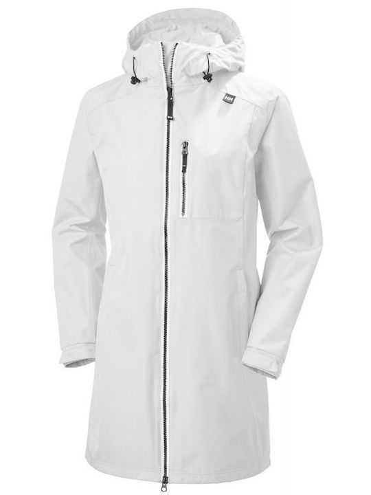 Belfast Women's Long Lifestyle Jacket for Winter White