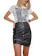 Leder Mini Rock Schwarz