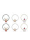 Mimi & Lula Set 6 Hair Ties Ponies Santa & Rudolph