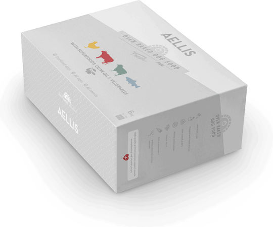 Aellis Oven Baked Mix 6kg Ξηρά Τροφή για Ενήλικους Σκύλους με Κοτόπουλο, Μοσχάρι, Ψάρια και Αρνί