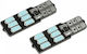 Lamps Car T10 Canbus LED Blue 12V 1.5W 2pcs