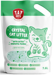 T.A.F. Pets Кристален Пясък с Аромат Зелен чай 3.2кг / 7.6лт T.A.F. Pets Кристален Пясък с Аромат Зелен чай 3.2кг / 7.6лт