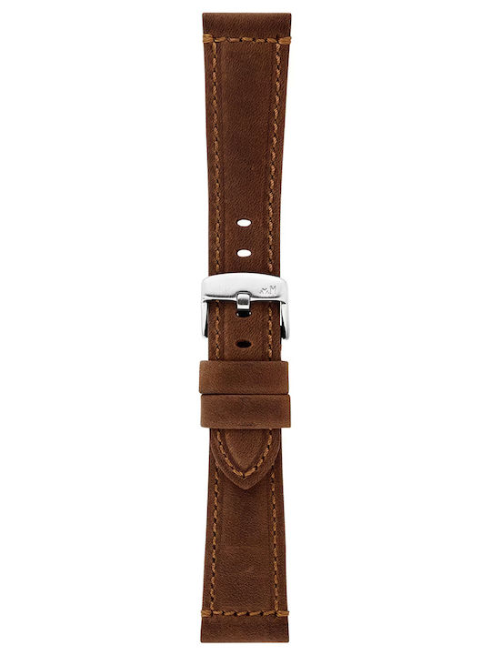 Morellato Leather Strap Brown 20mm