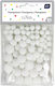 Σφουγγ.interdruk 376619 Pom-pom Xmas White 80pcs
