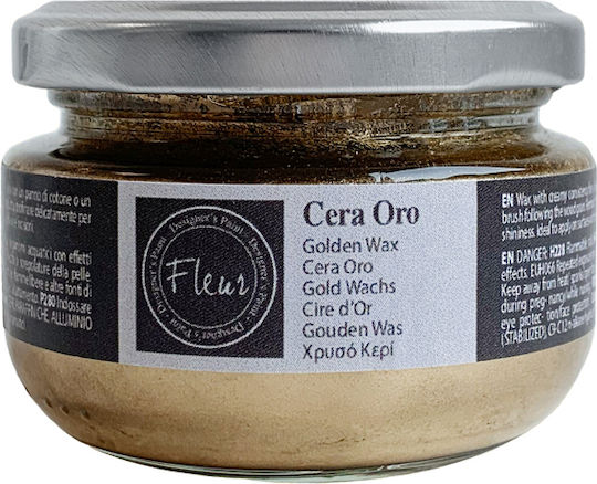 Μεταλλικό Χρυσό Κερί 100ml Fleur Cera Oro 90386