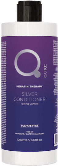 Qure Silver Haarspülung Für Gefärbtes Haar Farbschutz 1000ml
