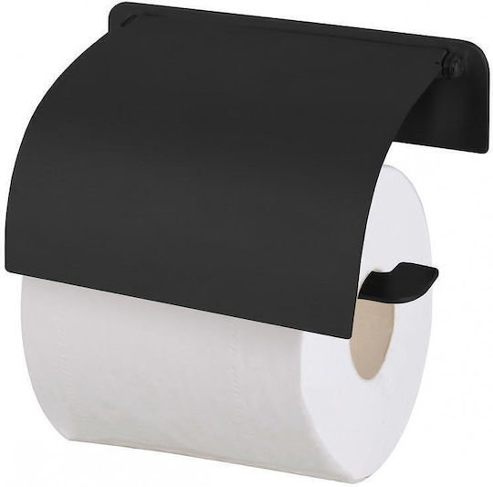 Inter Ceramic Χαρτοθήκη Μεταλλική Μαύρη 6988354249198