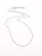 Al'Oro White Gold Chain Neck 9K Thin Thickness 1mm and Length 40cm