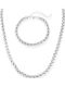 Callajewels Set with Necklace & Bracelet from Steel