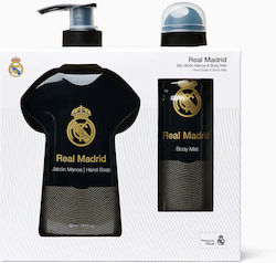 Мъжки Подаръчен Комплект Течен Сапун Спрей За Тяло Real Madrid 2 Бройки