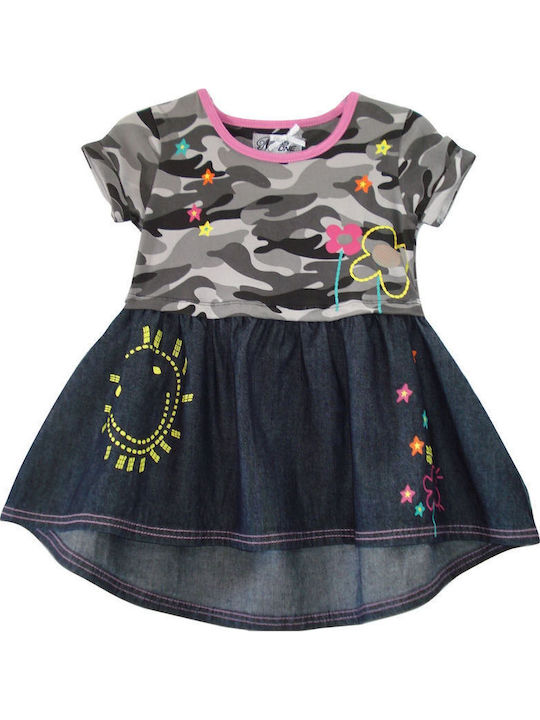 M-ONE Kinderkleid Denim Blue M-ONE Kinderkleid Denim Blue