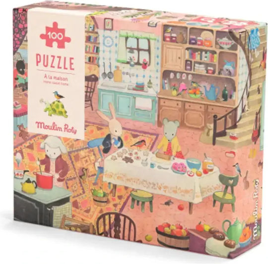 Moulin Roty Puzzle 100 Pieces La Grande Famille
