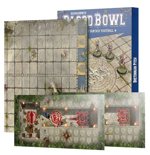 Warhammer Blood Bowl Bretonnian Отбор Игрално Поле и Дъгати