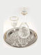 Best Man Set Inox / Gilt / Crystal Gold 3pcs