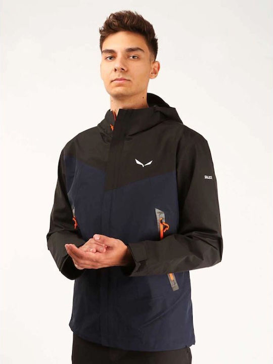 Moiazza Herren Jacken Hardshell Wasserdicht und Winddicht Schwarz