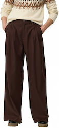s.Oliver Women's Fabric Trousers Brown