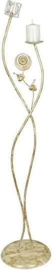Wedding Tapered Lamp Patina Ecru Gold