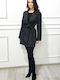 Women's Black Trench Coat