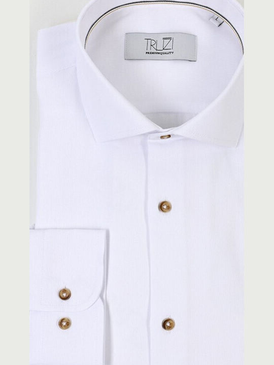 Truzi Shirt Regular Fit White