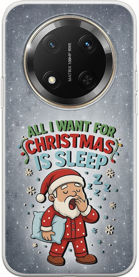 All I Want Christmas Is Sleep Honor Magic 7 Lite 5g Гъвкав TPU Прозрачен Силикон