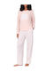 DKNY Winter Damen Pyjama-Set Pink