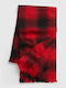 Women's Wool Scarf Red