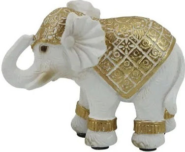 Marhome Decorative Elephant Polyresin 10x4x8cm 1pcs