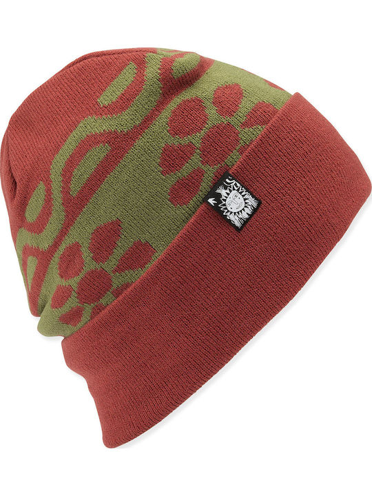 Beanie Ανδρικός Σκούφος Πλεκτός σε Κόκκινο χρώμα
