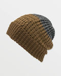Volcom Beanie Beanie Knitted in Brown color