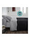 Go Smart Home Sesselüberwurf Jacquard 200x220cm Schwarz-Grau