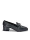 Leder Pumps Schwarz