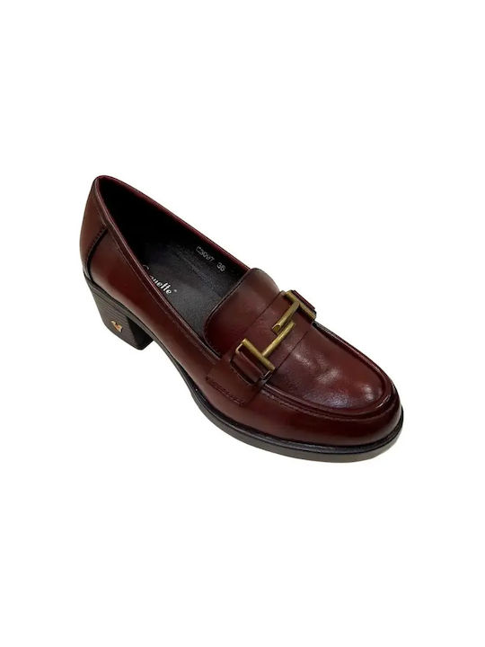 La Coquette Pumps Burgundisch