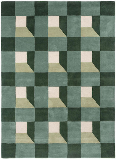 Harlequin Χειροποίητο Χαλί Ορθογώνιο Μάλλινο Green 200x280cm