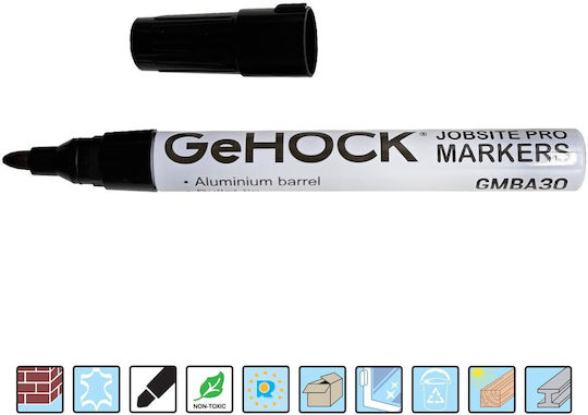 GeHock Ανεξίτηλος Μαρκαδόρος Μαύρος
