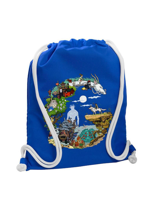 Koupakoupa Studio Ghibli Gym Backpack Blue
