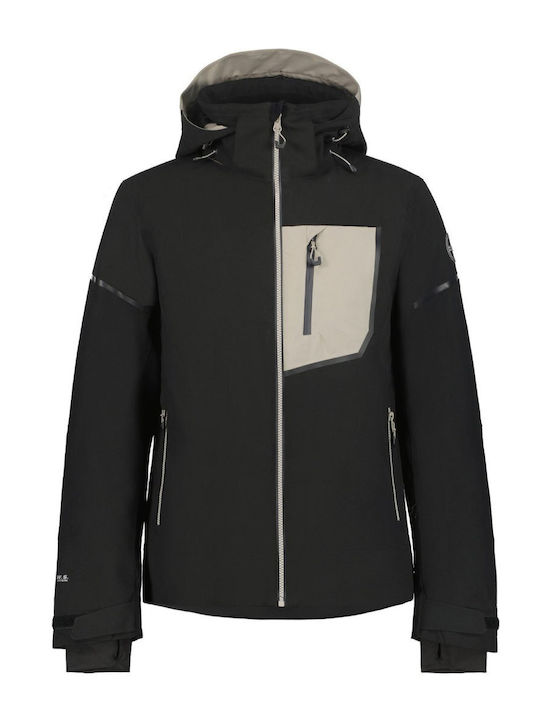 Icepeak 856122839-999 Ανδρικό Μπουφάν για Σκι & Snowboard Μαύρο