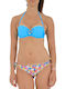 Set Bikini Floral , Ls-1163-turqoise LS-1163-TURQOISE