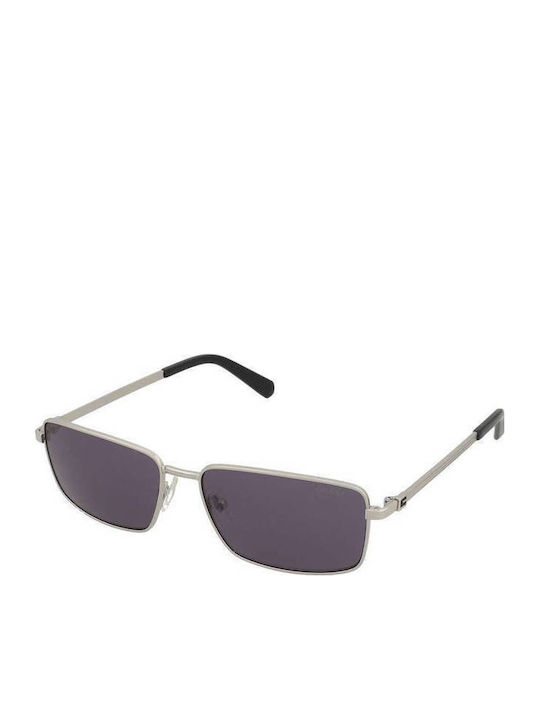 Guess Unisex Ochelari de soare cu Argintiu Cadr...