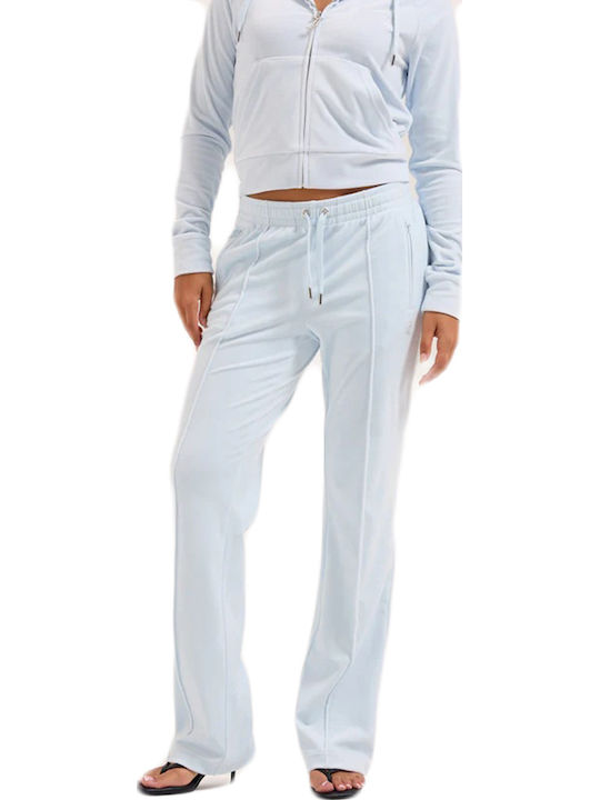 Juicy Couture Tina Παντελόνι Φόρμας Βελουτέ Μπλε