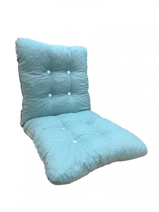 Linea Home Μαξιλάρι Καρέκλας Κήπου Μπαμπού Menta Μέντα 100x50εκ.