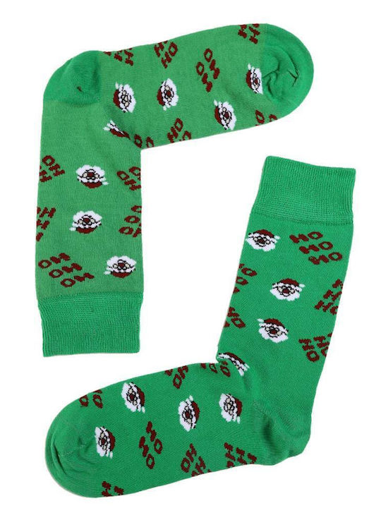 Juan Raul Herren Weihnachtssocken Grün 1Pack