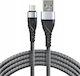 everActive Regular USB 2.0 to micro USB Cable Γκρι 2m CBB-2MG 1τμχ